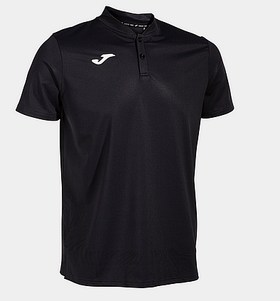 Assortment | CHALLENGE SHORT SLEEVE POLO BLACK-Pánské tenisové triko