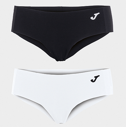 BRIEF UNDERWEAR GYM WOMEN. WHITE- BLACK-Dámské sportovní kalhotky