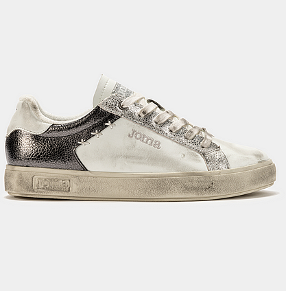 C.SUNSET LADY 2512 WHITE SILVER-Dámské volnočasové boty