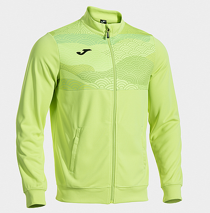 COURT FULL ZIP SWEATSHIRT LIME-Pánská tenisová mikina