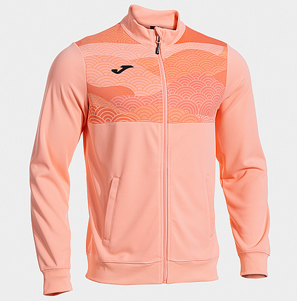 COURT FULL ZIP SWEATSHIRT ORANGE-Pánská tenisová mikina