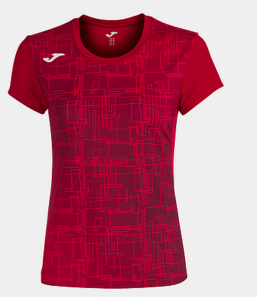 ELITE VIII SHORT SLEEVE T-SHIRT RED-Dívčí triko