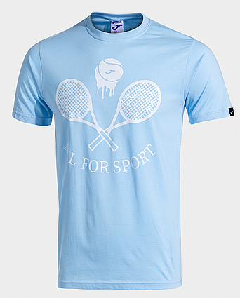 CHALLENGE SHORT SLEEVE T-SHIRT SKY BLUE-Pánské tenisové triko