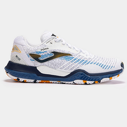 Joma POINT MEN 2402 BLANCO AZUL-Pánské tenisové boty