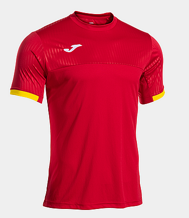 MONTREAL SHORT SLEEVE T-SHIRT RED YELLOW-Chlapecké triko