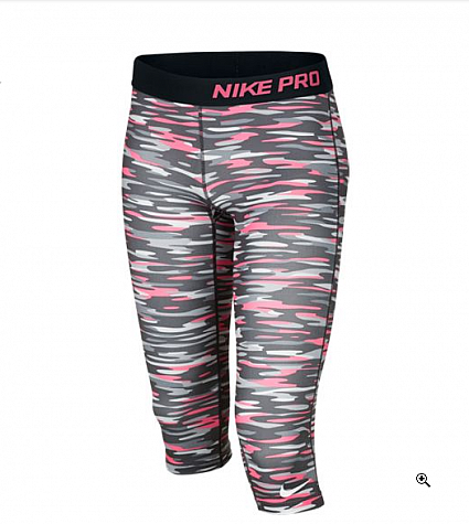 Nike Pro Graphic-Dívčí 3/4 elasťáky