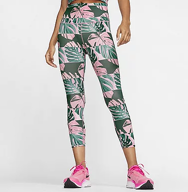 NIKE W NK FAST CROP RUNWAY-Dámské 7/8 legíny