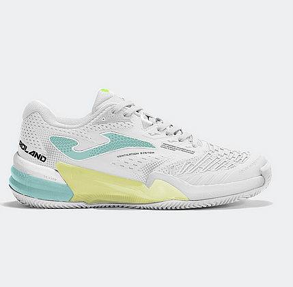 ROLAND LADY 2532 WHITE-Dámské tenisové antukové boty