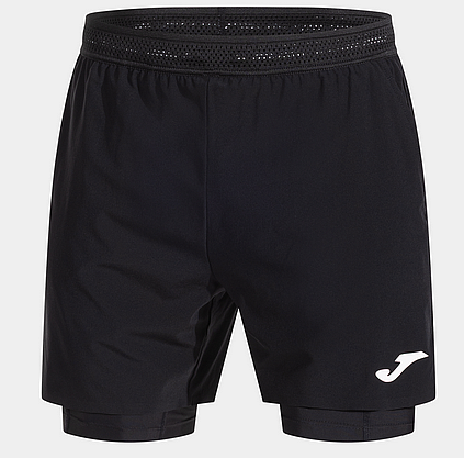 SMASH SHORT BLACK-Pánské tenisové šortky