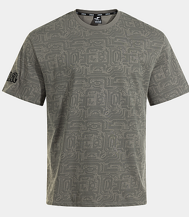 U-TRIBE SHORT SLEEVE T-SHIRT GRAY-Pánské triko