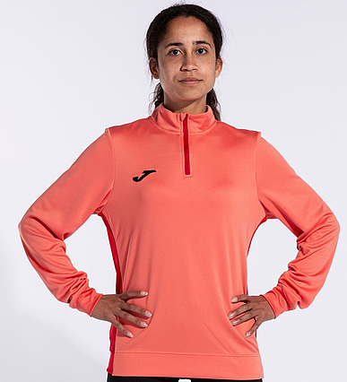 WINNER II SWEATSHIRT FLUOR ORANGE-Dámské triko