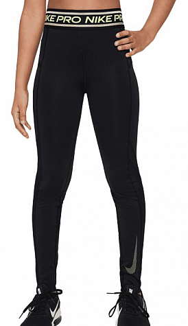 Nike Pro Mid-Waist Leggings Girls-Dívčí legíny
