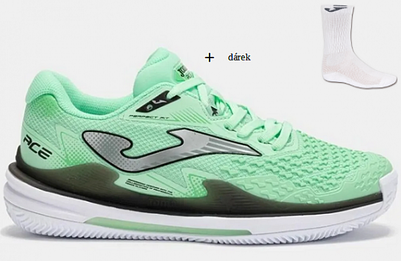 Joma ACE LADY 2515 GREEN-Dámské tenisové antukové boty