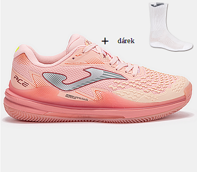 Joma ACE LADY 2529 PINK-Dámské tenisové antukové boty