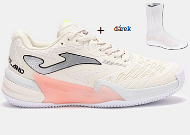 ROLAND LADY 2525 BEIGE-Dámské tenisové antukové boty