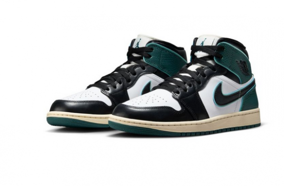 Air Jordan 1 Mid SE "Oxidized Green" Wmns-Dámské volnočasové boty
