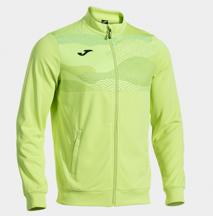 COURT FULL ZIP SWEATSHIRT LIME-Pánská tenisová mikina