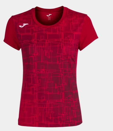 ELITE VIII SHORT SLEEVE T-SHIRT RED-Dívčí triko