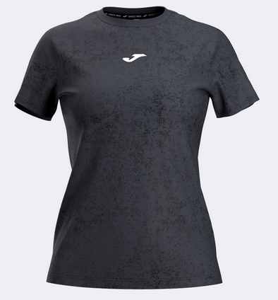 CHALLENGE SHORT SLEEVE T-SHIRT BLACK-Dámské tenisové triko