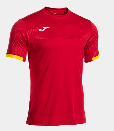 MONTREAL SHORT SLEEVE T-SHIRT RED YELLOW-Chlapecké triko