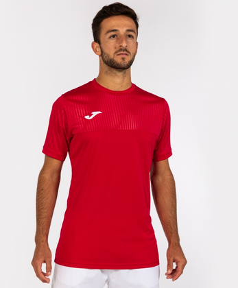 MONTREAL SHORT SLEEVE T-SHIRT RED-Pánské tenisové triko