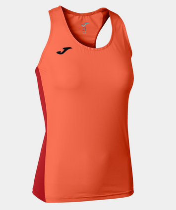 R-WINNER TANK TOP FLUOR ORANGE-Dívčí nátělník