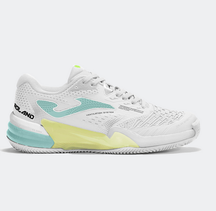 ROLAND LADY 2532 WHITE-Dámské tenisové antukové boty