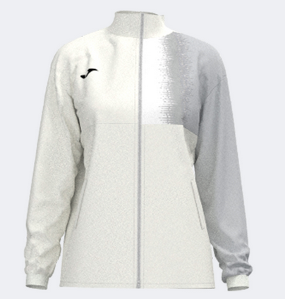 SMASH FULL ZIP SWEATSHIRT WHITE LIGHT GRAY-Dámská tenisová mikina