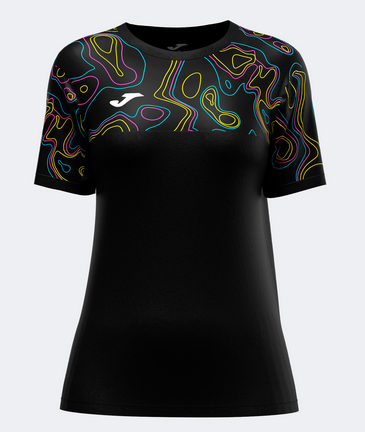 TORNEO CAPSULE SHORT SLEEVE T-SHIRT BLACK-Dámské triko