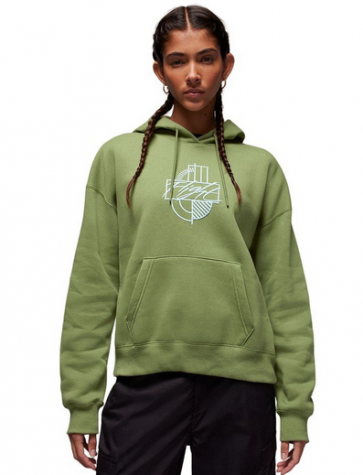 W J BRKLN FLC PO GFX-Dámská volnočasová mikina