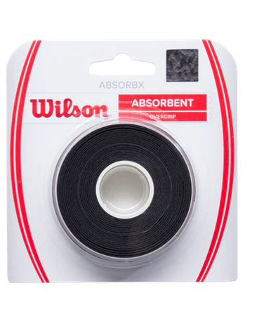 ABSORBX OVERGRIP 3 PACK Black-Tenisové omotávky