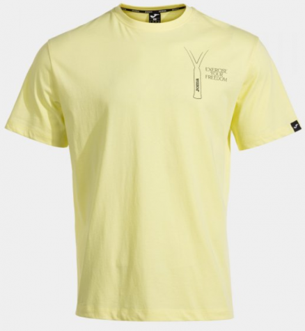 CHALLENGE SHORT SLEEVE T-SHIRT YELLOW-Pánské tenisové triko