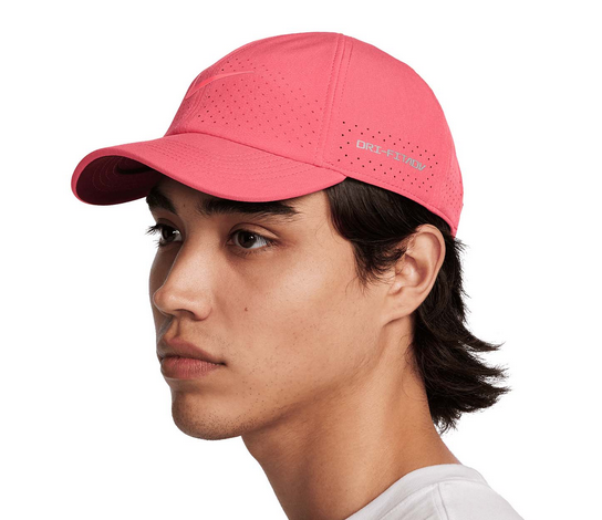 NikeCourt AeroBill Advantage-Pánská tenisová kšiltovka lososová