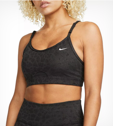 Nike Dri-FIT Indy-Dámská sportovní podprsenka černá
