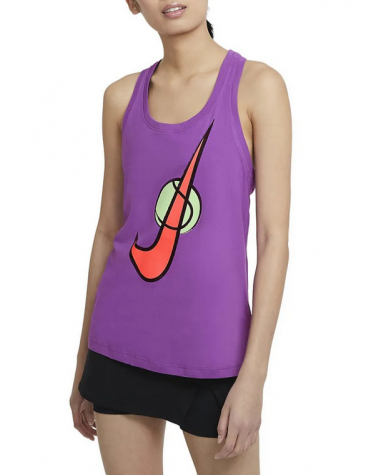 NikeCourt Women's Swoosh Tennis Tank-Dámský nátělník
