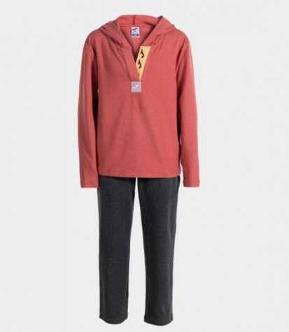 TRACKSUIT KIDS CAMP RED BLACK-Juniorská souprava