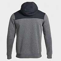 CAMPUS STREET ZIP-UP HOODIE MELANGE GREY-Pánská mikina