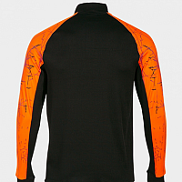 ELITE IX SWEATSHIRT BLACK ORANGE-Pánské triko