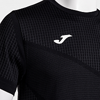 CHALLENGE SHORT SLEEVE T-SHIRT BLACK-Pánské tenisové triko