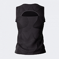 CHALLENGE TANK TOP BLACK GREY-Dámský tenisový nátělník