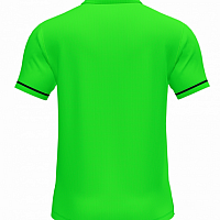 CHAMPIONSHIP VI SHORT SLEEVE POLO FLUOR GREEN BLACK-Chlapecké triko