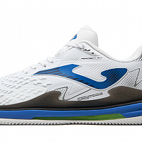 Joma ACE MEN 2402 BLANCO AZUL-Pánské tenisové antukové boty