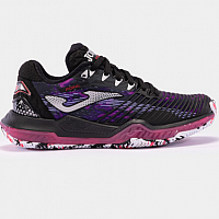Joma POINT LADY 2401 NEGRO FUCSIA-Dámské tenisové boty