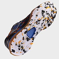 Joma POINT MEN 2401 NEGRO NARANJA-Pánské tenisové antukové boty