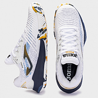 Joma POINT MEN 2402 BLANCO AZUL-Pánské tenisové boty