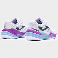 Joma ROLAND LADY 2402 WHITE VIOLET-Dámské tenisové antukové boty