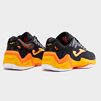 Joma T.ACE 2301 BLACK ORANGE-Pánské tenisové antukové boty