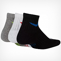 Nike PERFORMANCE CUSHIONED QUARTER TRAINING SOCKS-Juniorské ponožky