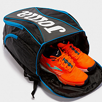 OPEN BACKPACK BLACK BLUE-Tenisový batoh