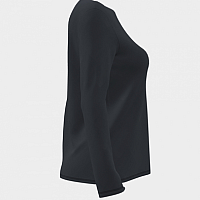 ORGANIC LONG SLEEVE T-SHIRT BLACK-Dámské triko